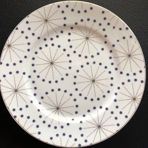 ANTHROPOLOGIE Forbury 8" side Plate - Skyburst
